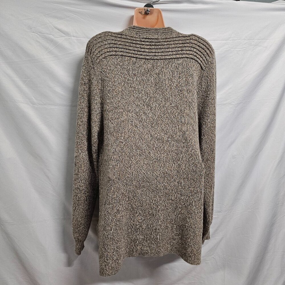 Simply Natural Women's Alpaca Linda Ebel Cape Size XL Melange Tan - Picture 7 of 16